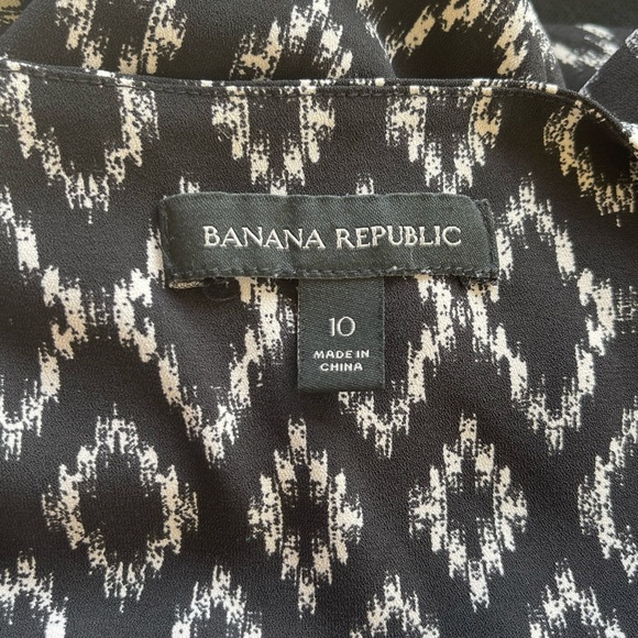 Banana Republic Black and White Patterned Romper - Picture 8 of 10